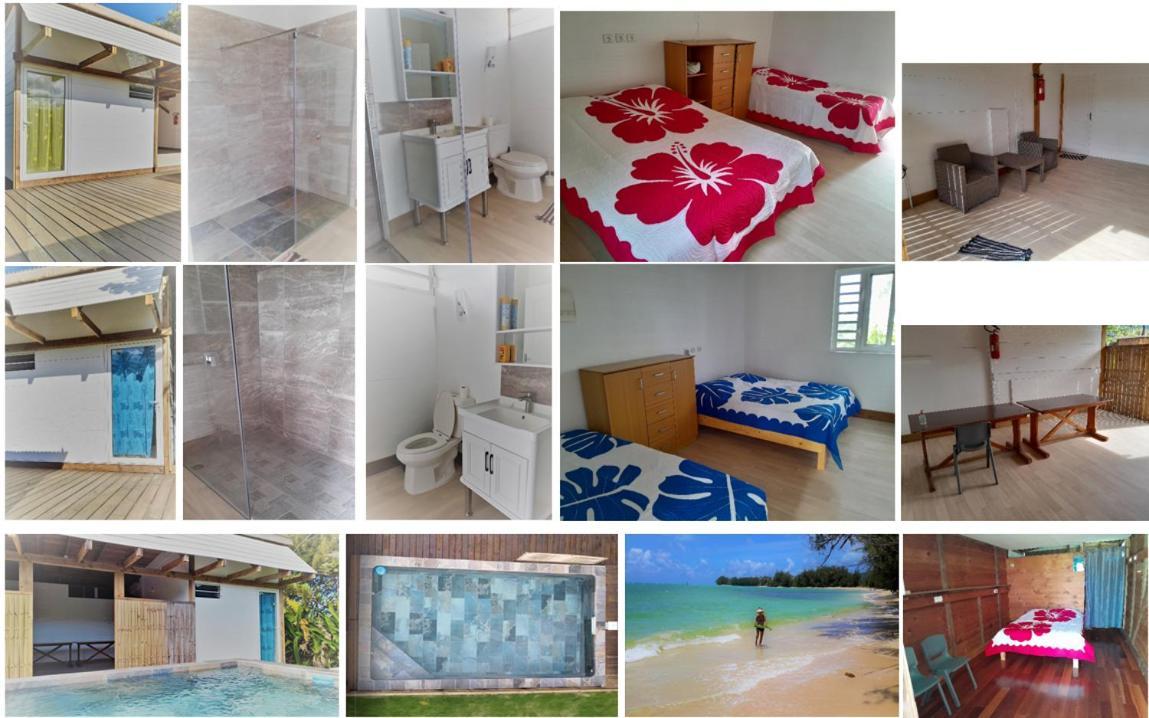 Mara'ai le spot Chambre Taahueia Deluxe avec piscine Mataura Exterior foto