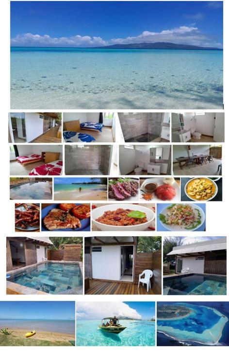 Mara'ai le spot Chambre Taahueia Deluxe avec piscine Mataura Exterior foto